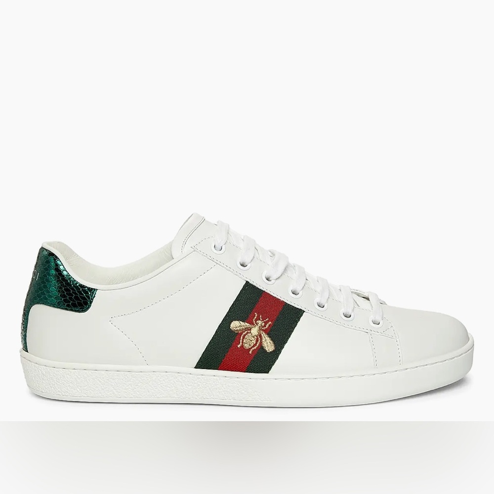 Gucci Ace BEE Sneakers embroidered shoes excellent condition 36 or 6.5 women